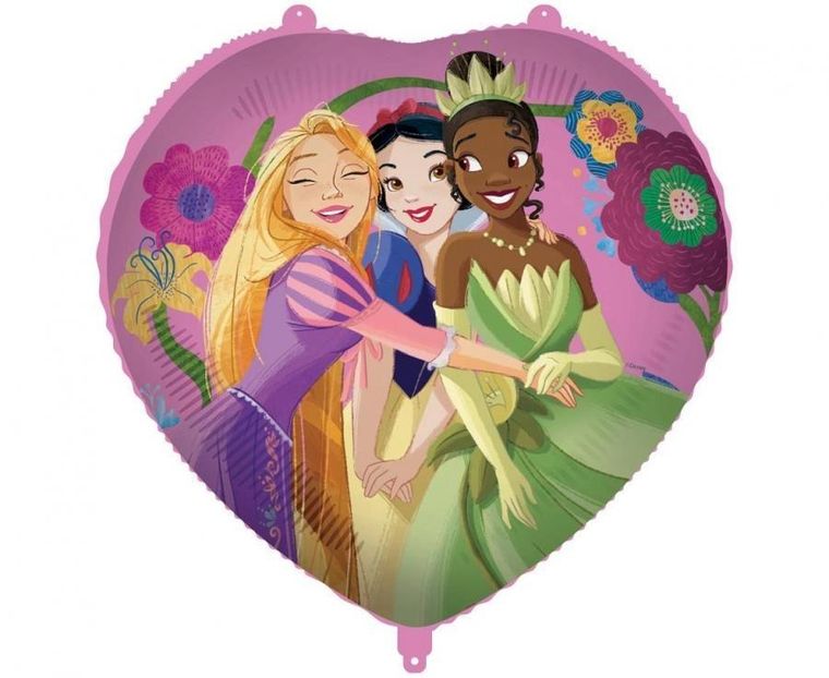 Procos, balon foliowy, serce, Princess, 46 cm