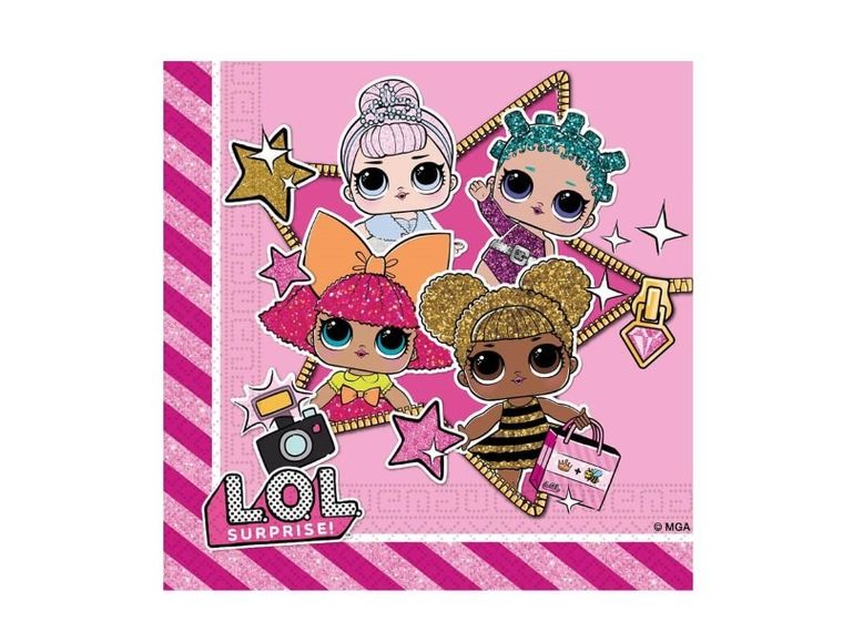 Procos, L.O.L., serwetki, 33 cm, 20 szt.