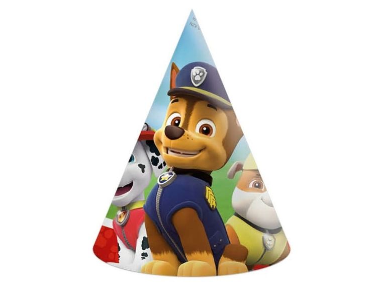 Procos, Psi Patrol, czapeczki urodzinowe, 6 szt.