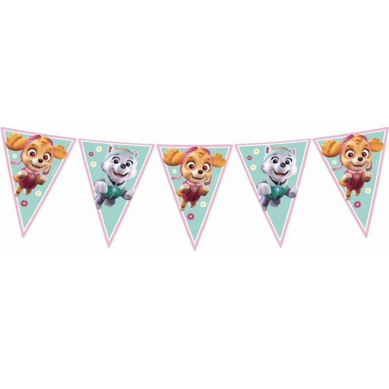 Procos, Psi Patrol, girlanda, flagi, Skye i Everest, 230 cm