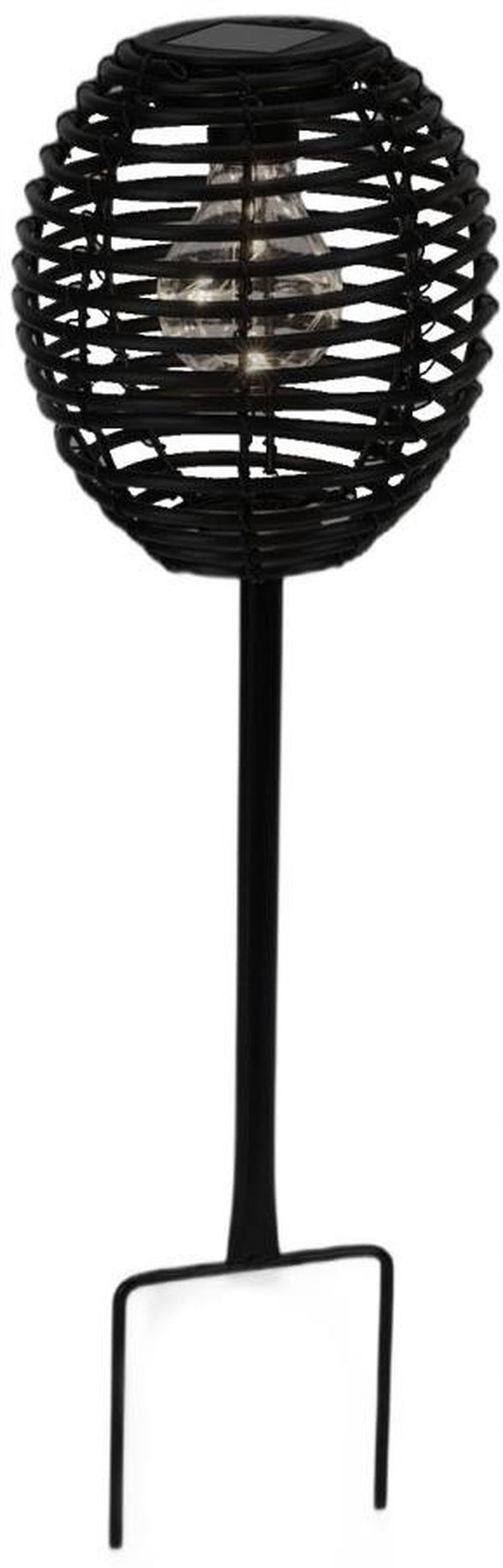 ProGarden, lampa solarna, czarna, 15-52 cm