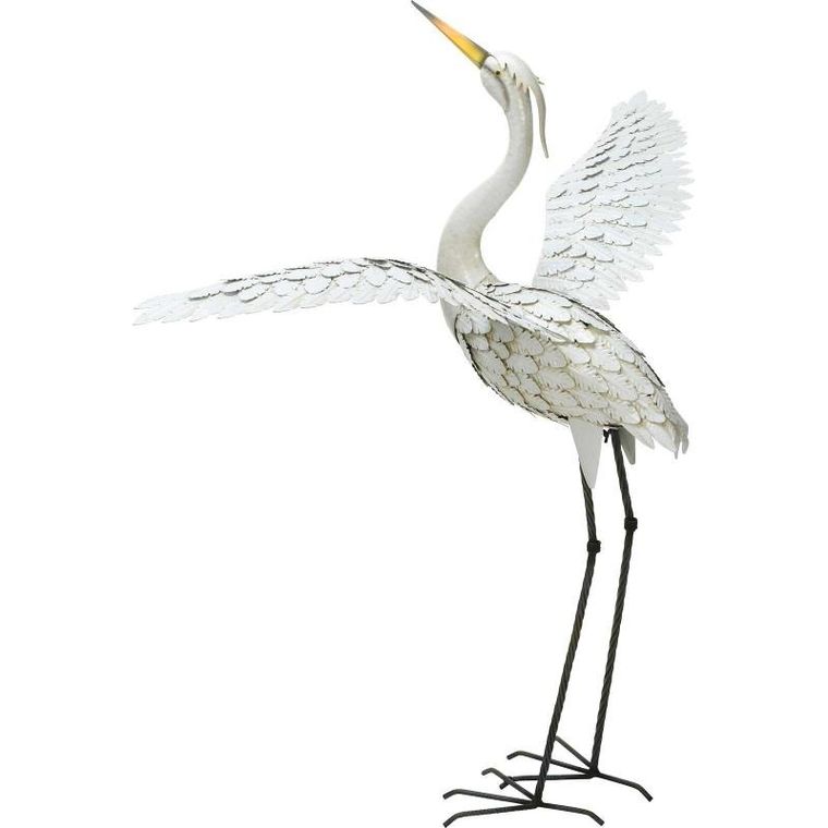 ProGarden, metalowa figurka ogrodowa żuraw, 123 cm