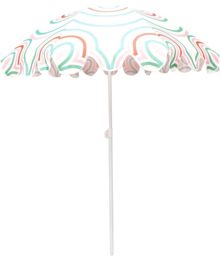 ProGarden, parasol plażowo-ogrodowy, pomarańczowo-zielony, 160 cm