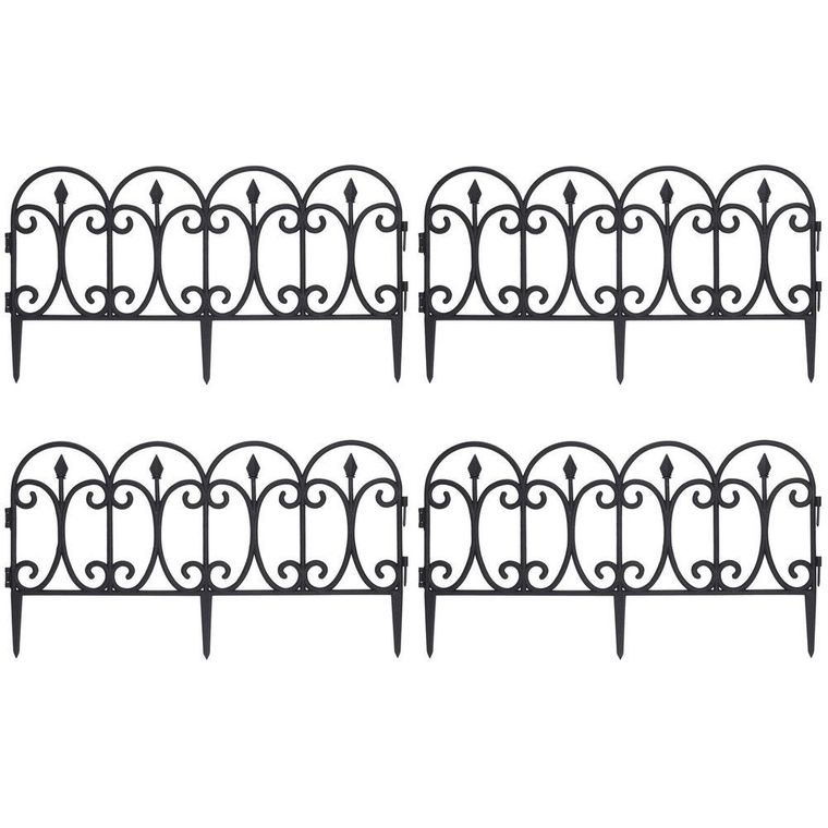 ProGarden, płotek ogrodowy, 60-30 cm, 4 szt.