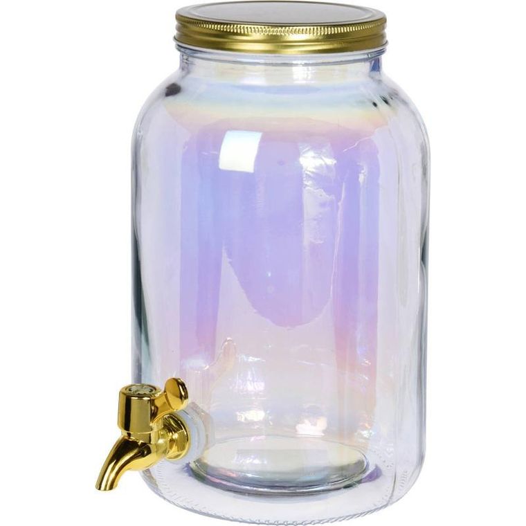 ProGarden, słoik z kranikiem w złotym kolorze, 5.5 l