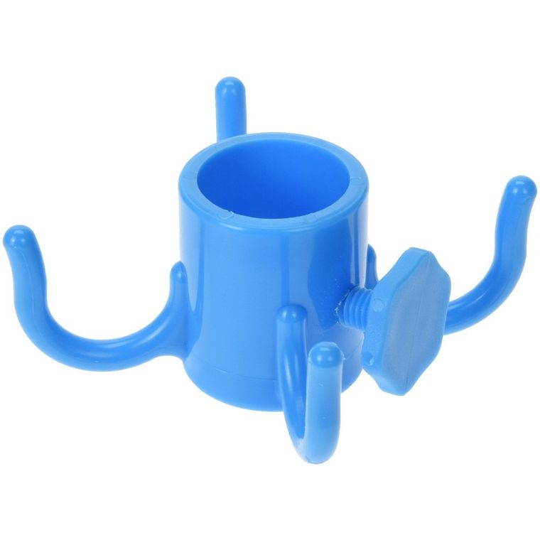 ProGarden, wieszak na parasol ogrodowy, 4 haczyki, niebieski