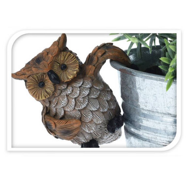 Progarden, zawieszka na doniczkę wesołe zwierzątko, polyresin, 9-4,5-8 cm