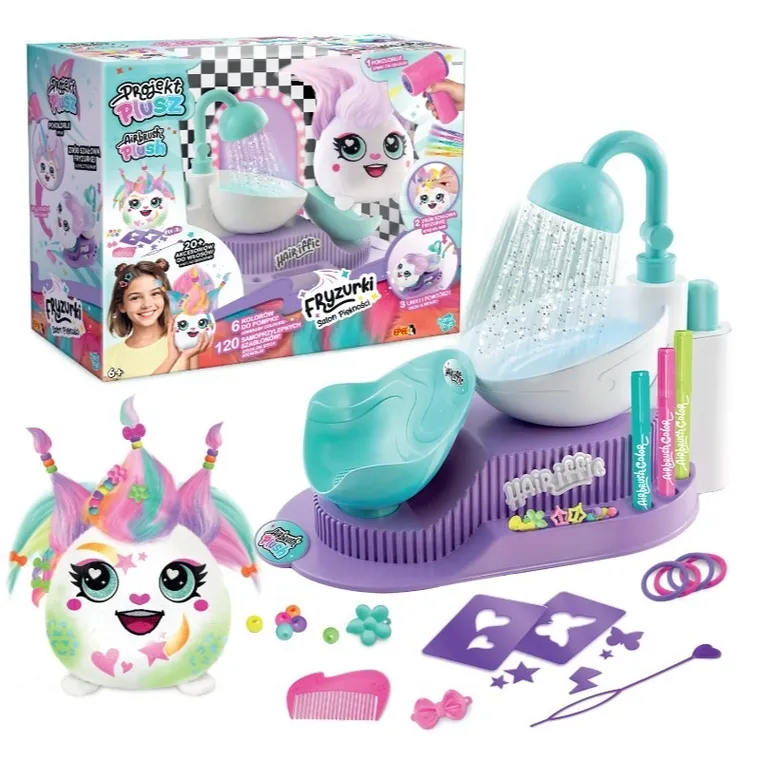 Projekt Plusz, Fryzurki, Salon Piękności z elektronicznym aerografem