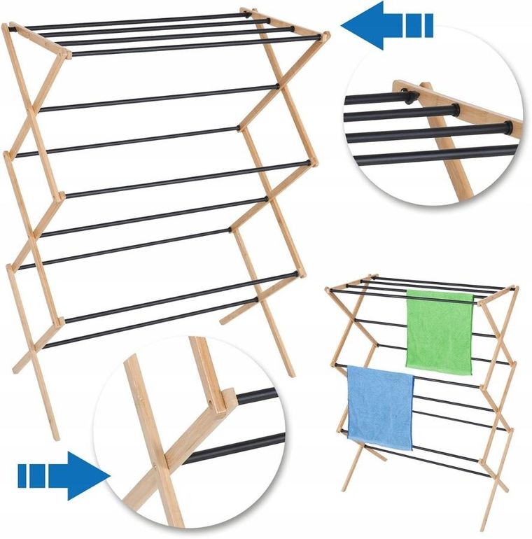 Promis, Ancona, suszarka na pranie, drewno, SU113