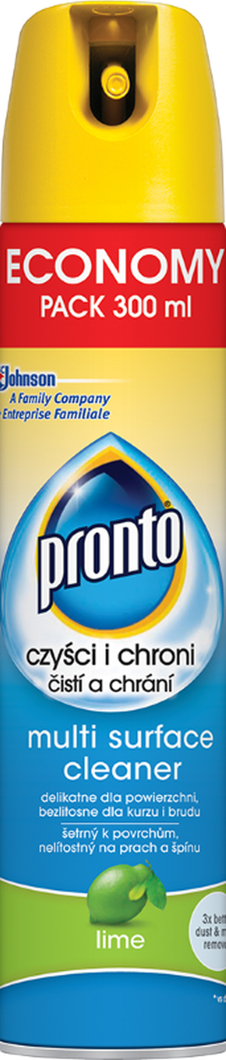 Pronto, Multi Surface, przeciw kurzowi, aerozol, Lime