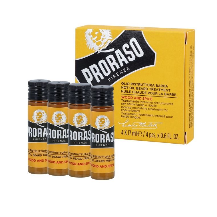 Proraso, Wood&Spice Hot Oil Beard Treatment, rozgrzewający olejek do pielęgnacji brody, 4-17 ml