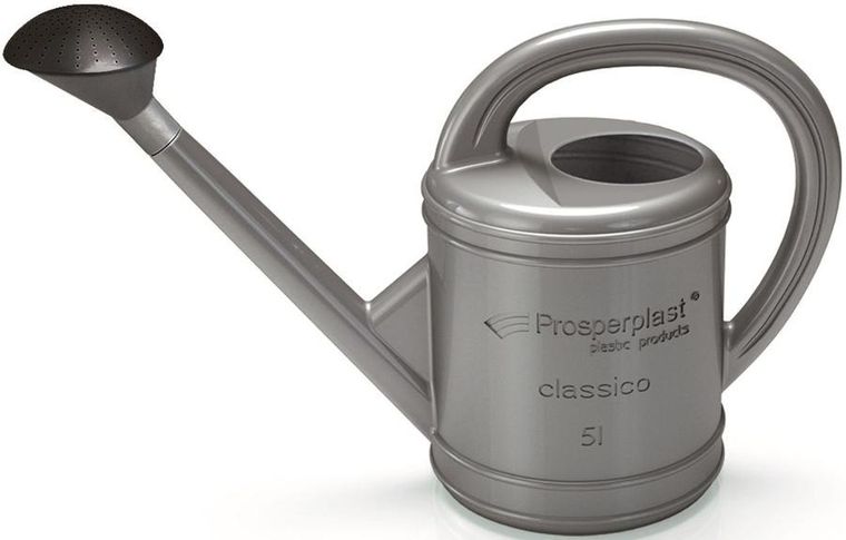 Prosperplast, Classico, konewka beczka, srebrna, 5l