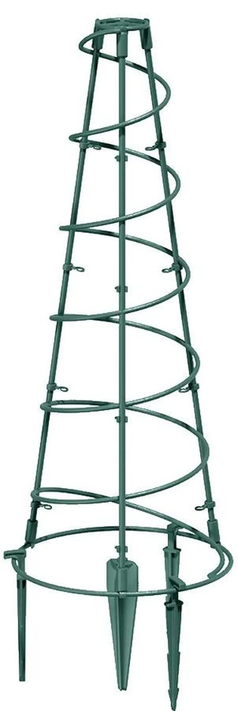 Prosperplast, Floo Supports, podpora do roślin, stożkowa, zielony leśny, 25-60 cm