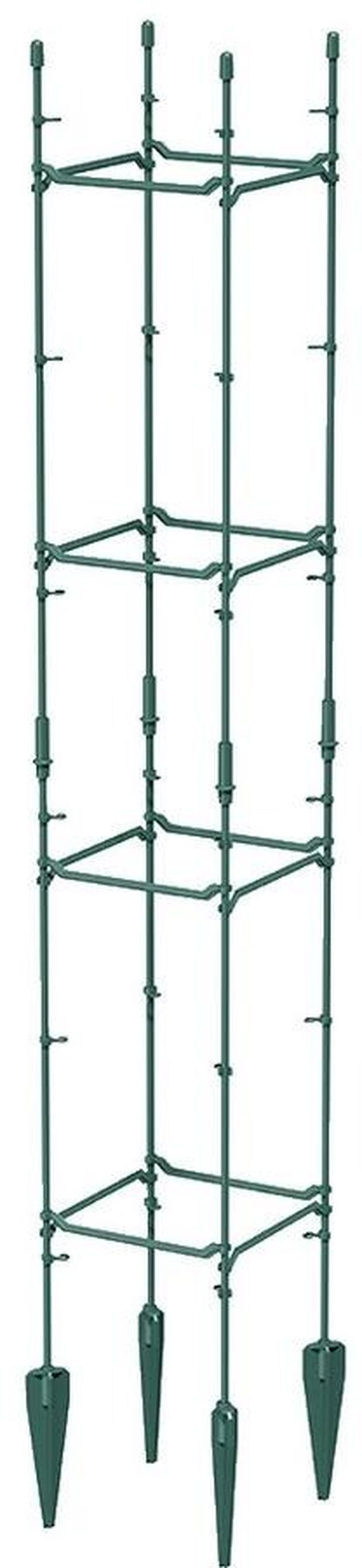 Prosperplast, Floo Supports, podpora do roślin, zielony leśny, 21-21-120 cm