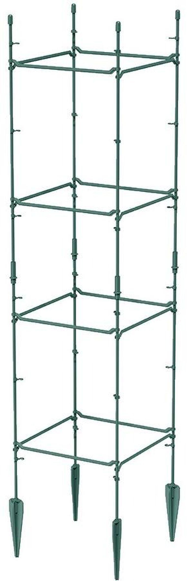 Prosperplast, Floo Supports, podpora do roślin, zielony leśny, 29-29-120 cm