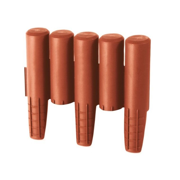 Prosperplast, palisada ogrodowa, terakota