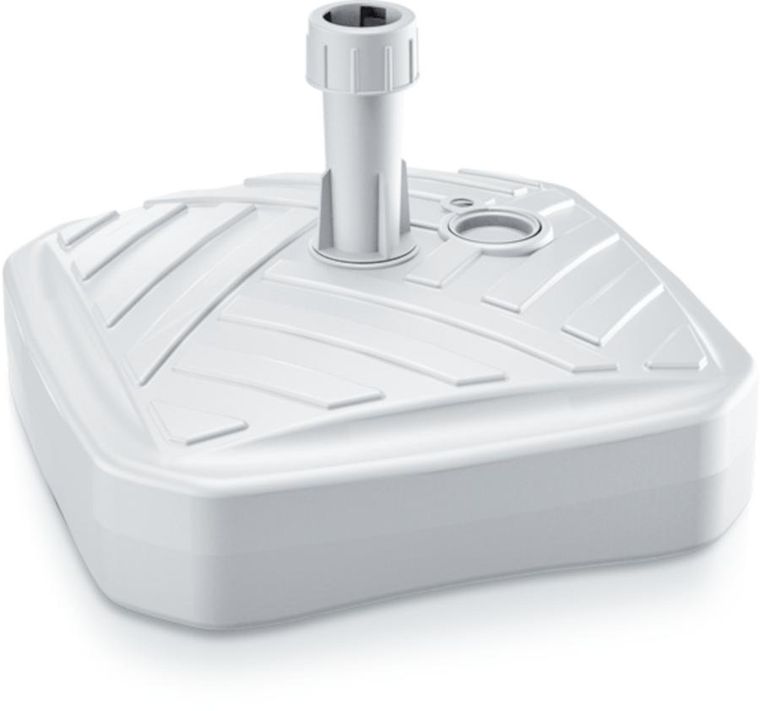 Prosperplast, podstawa do parasola, kwadratowa, biała