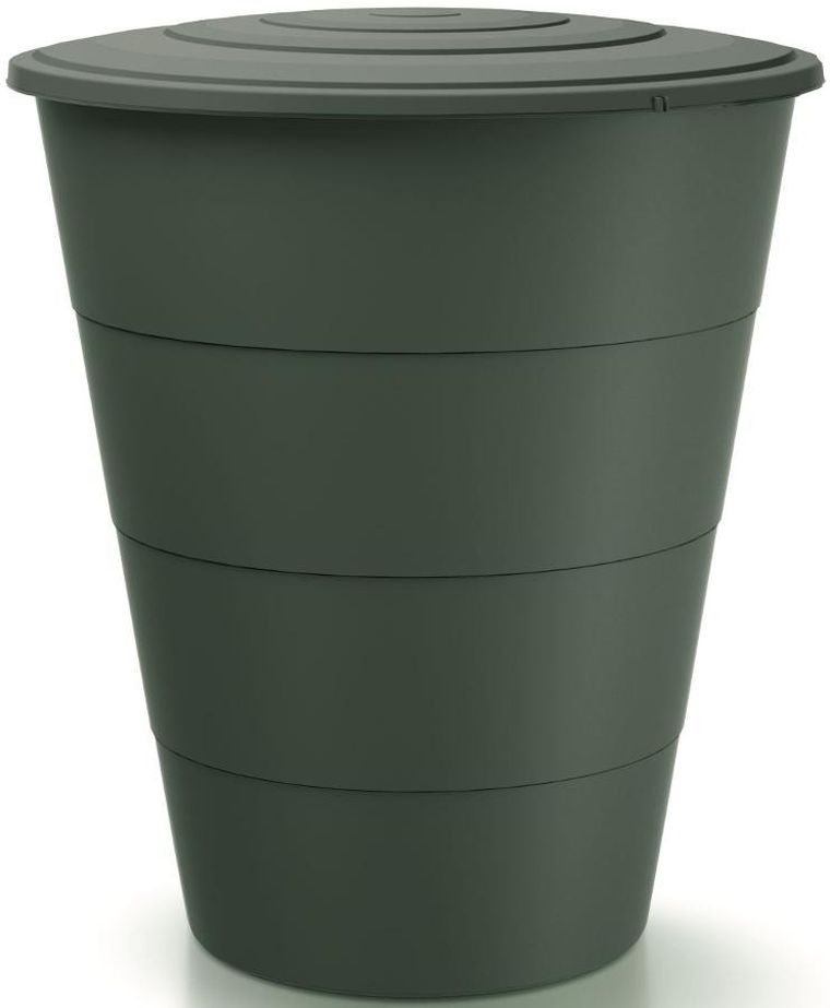 Prosperplast, Smooth, zbiornik, pojemnik na wodę deszczówkę, zielony leśny, 210l