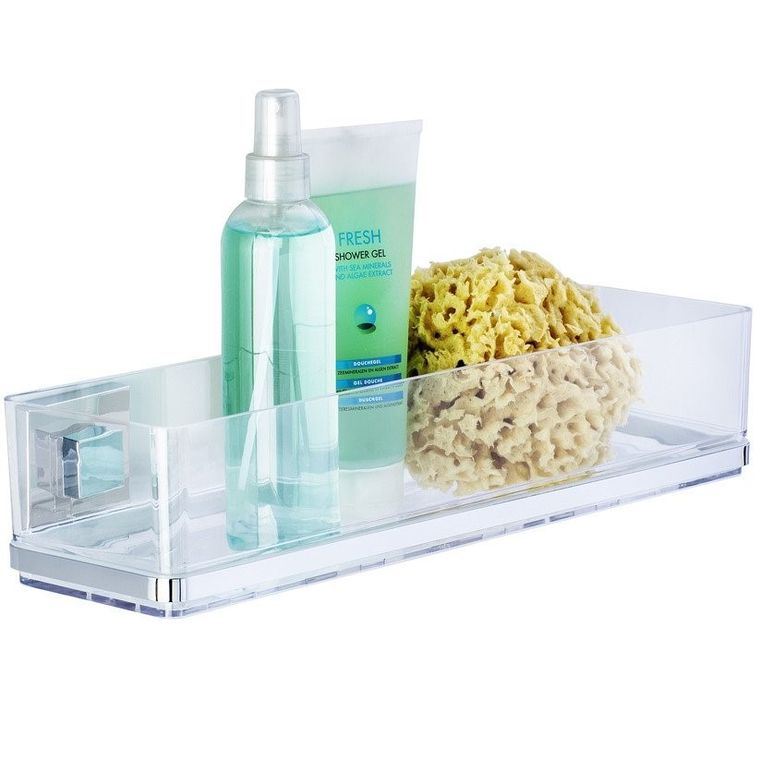 Prostokątna półka łazienkowa pod prysznic, Quadro, Vacuum-Loc