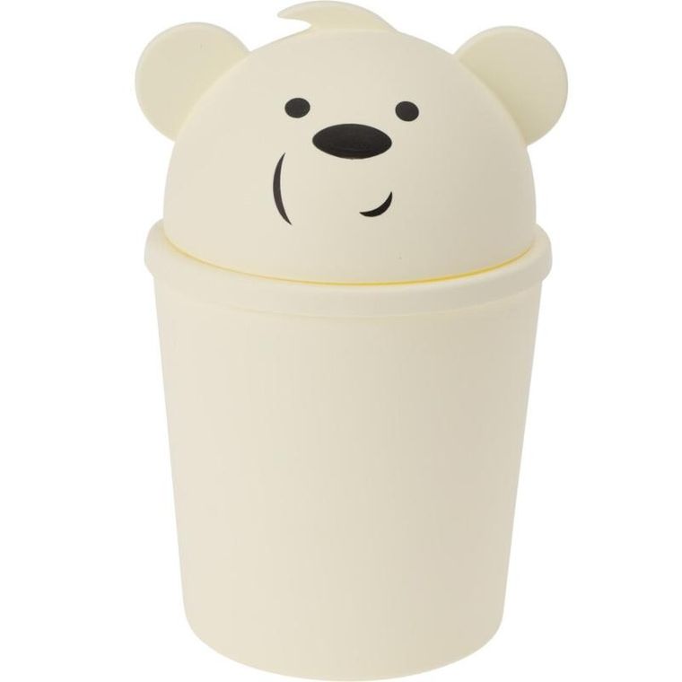 ProWorld, kosz na śmieci w kształcie misia do pokoju dziecięcego, 1,5 l