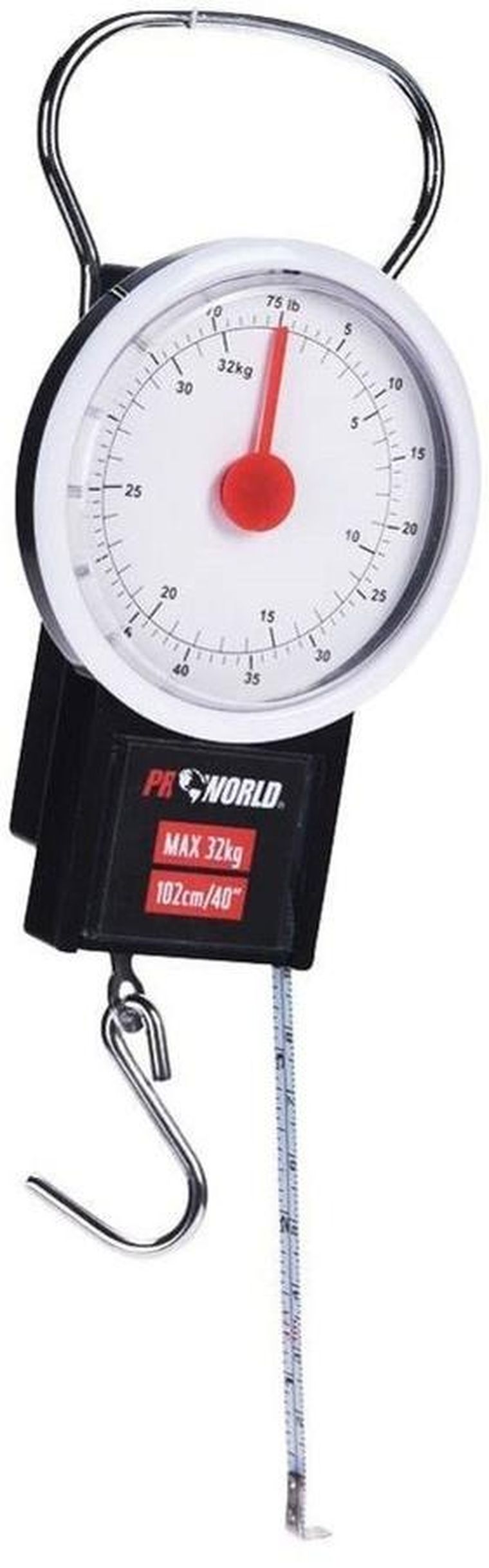 Proworld, waga bagażowa z miarką, max 32kg