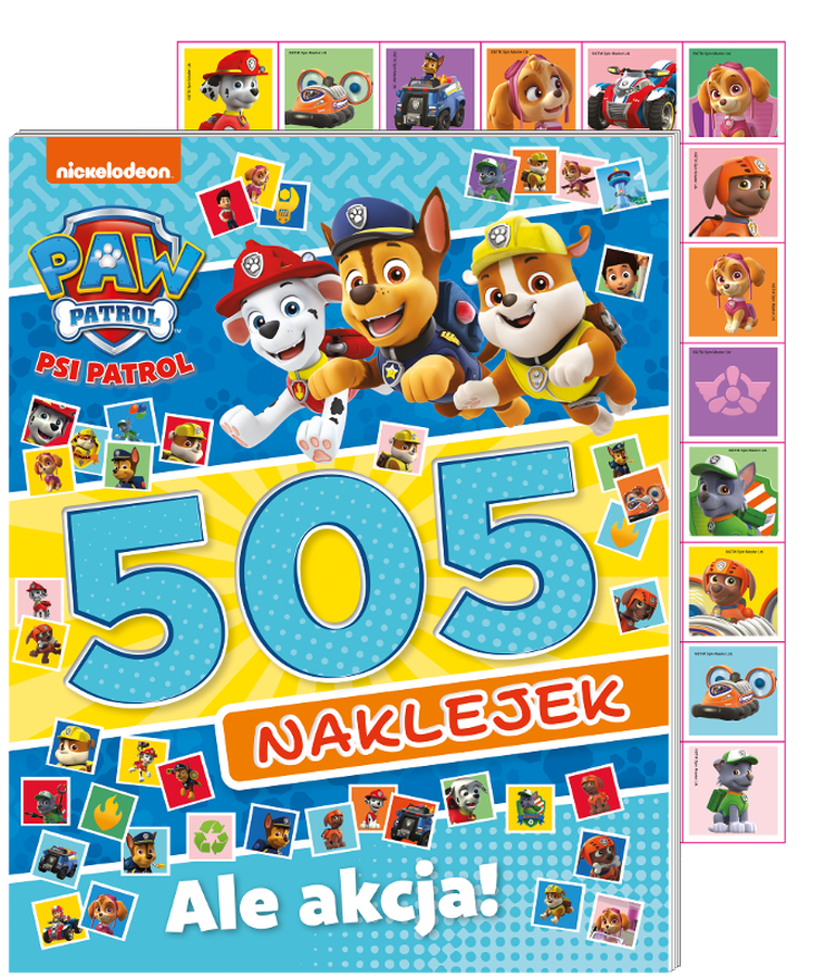 Psi Patrol. Ale akcja! 505 naklejek