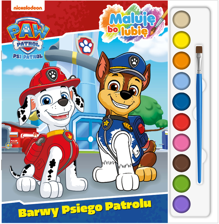 Psi Patrol. Barwy Psiego Patrolu. Maluję, bo lubię