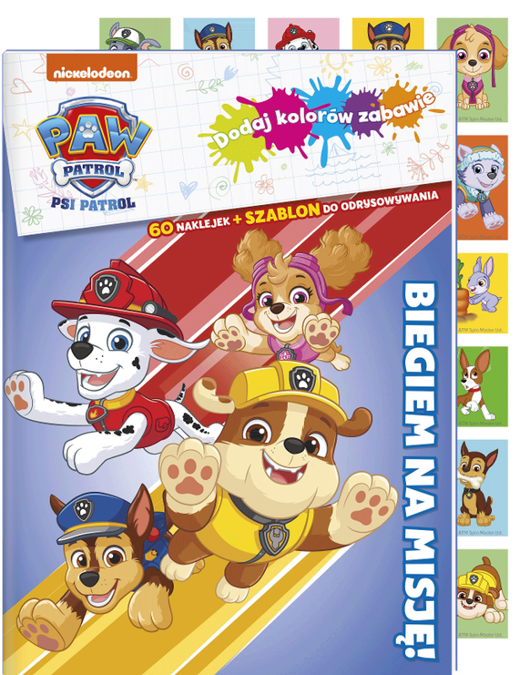 Psi Patrol. Biegiem na misję. Dodaj kolorów zabawie