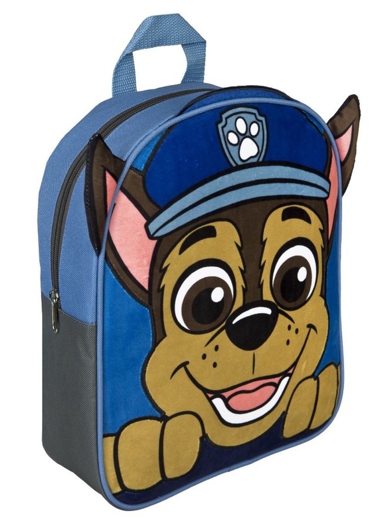 Psi Patrol, Chase, pluszowy plecak dla przedszkolaka