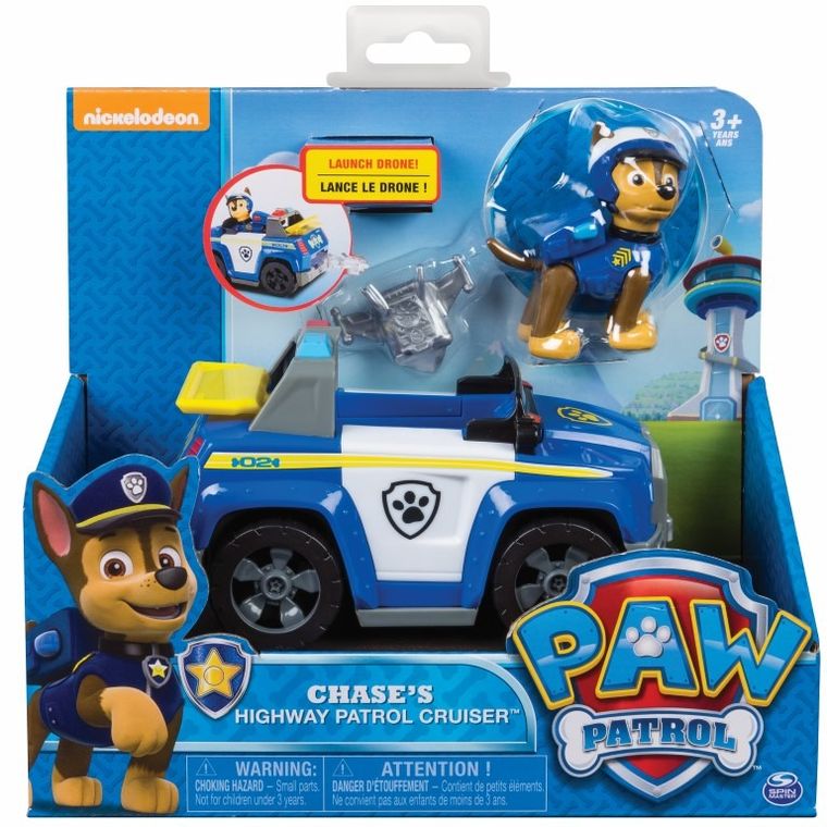 Psi Patrol, Chase z wyrzutnią dronów, pojazd z figurką