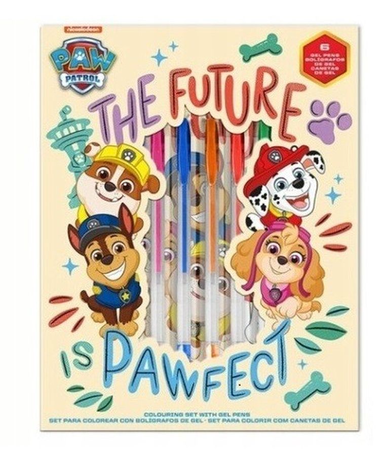Psi Patrol, długopisy z notatnikiem, zestaw piśmienniczy
