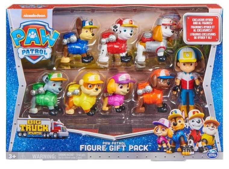 Psi Patrol, figurki, zestaw prezentowy, 8 szt.