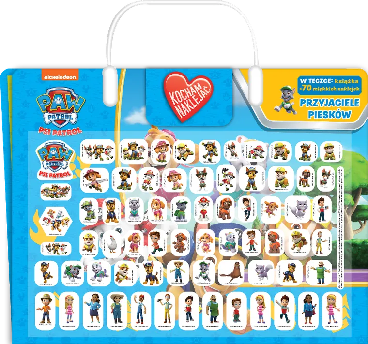 Psi Patrol. Kocham naklejać. Przyjaciele piesków