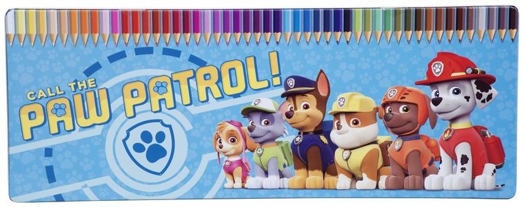 Psi Patrol, kredki ołówkowe, zestaw, 50 szt.