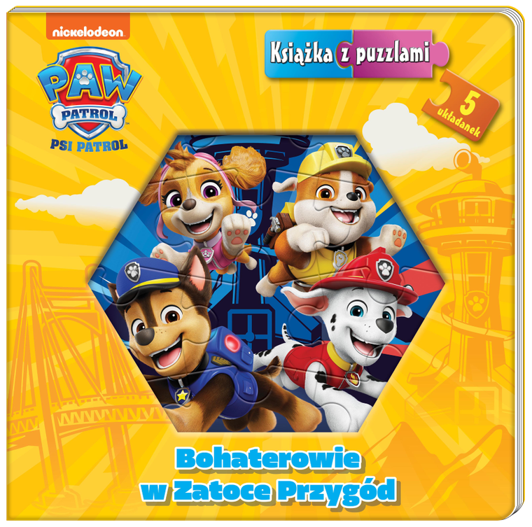 Psi Patrol. Książka z puzzlami