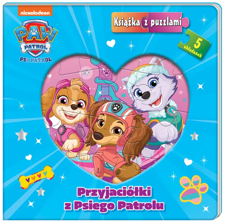 Psi Patrol. Książka z puzzlami