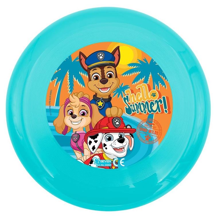 Psi Patrol, latający dysk frisbee, turkusowy