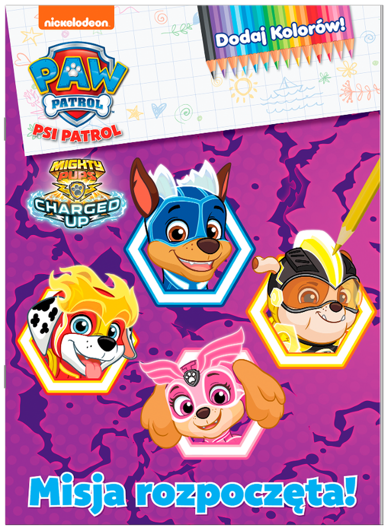 Psi Patrol. Misja rozpoczęta. Dodaj kolorów