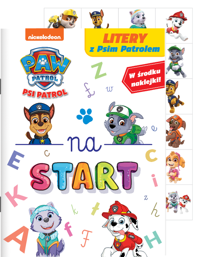 Psi Patrol. Na start… 6. Litery z Psim Patrolem