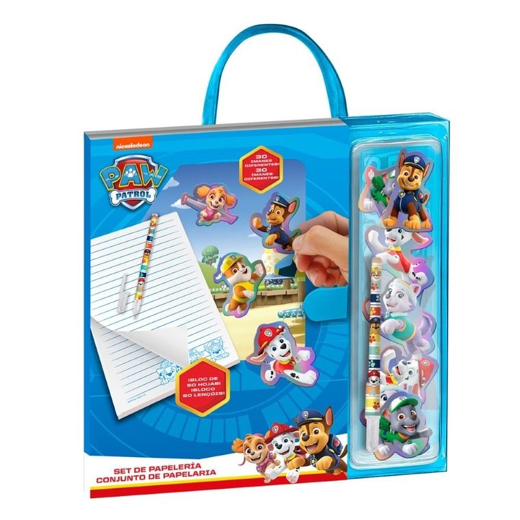 Psi Patrol, notes z długopisem i magnesami, zestaw kreatywny