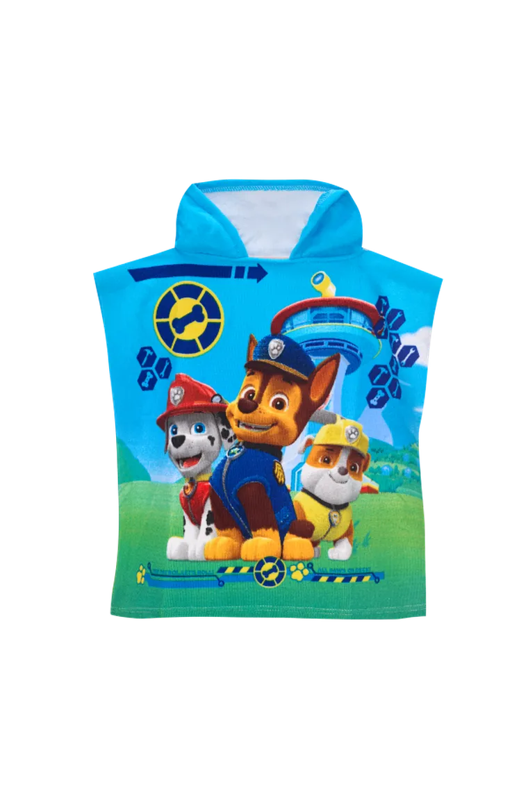 Psi Patrol, okrycie kąpielowe, ponczo, 50-100 cm