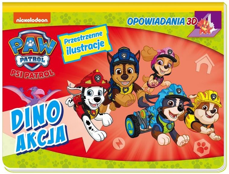 Psi Patrol. Opowiadania 3D. Dino akcja