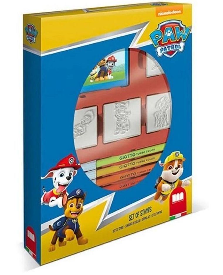 Psi Patrol, pieczątki, zestaw 4 szt.