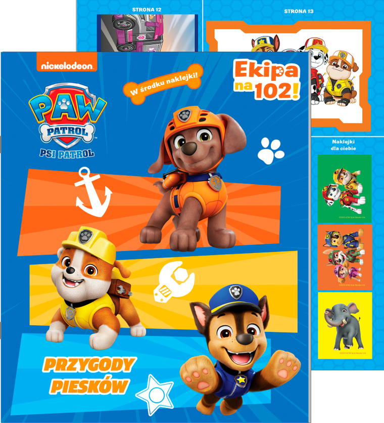Psi Patrol. Przygody piesków. Ekipa na 102