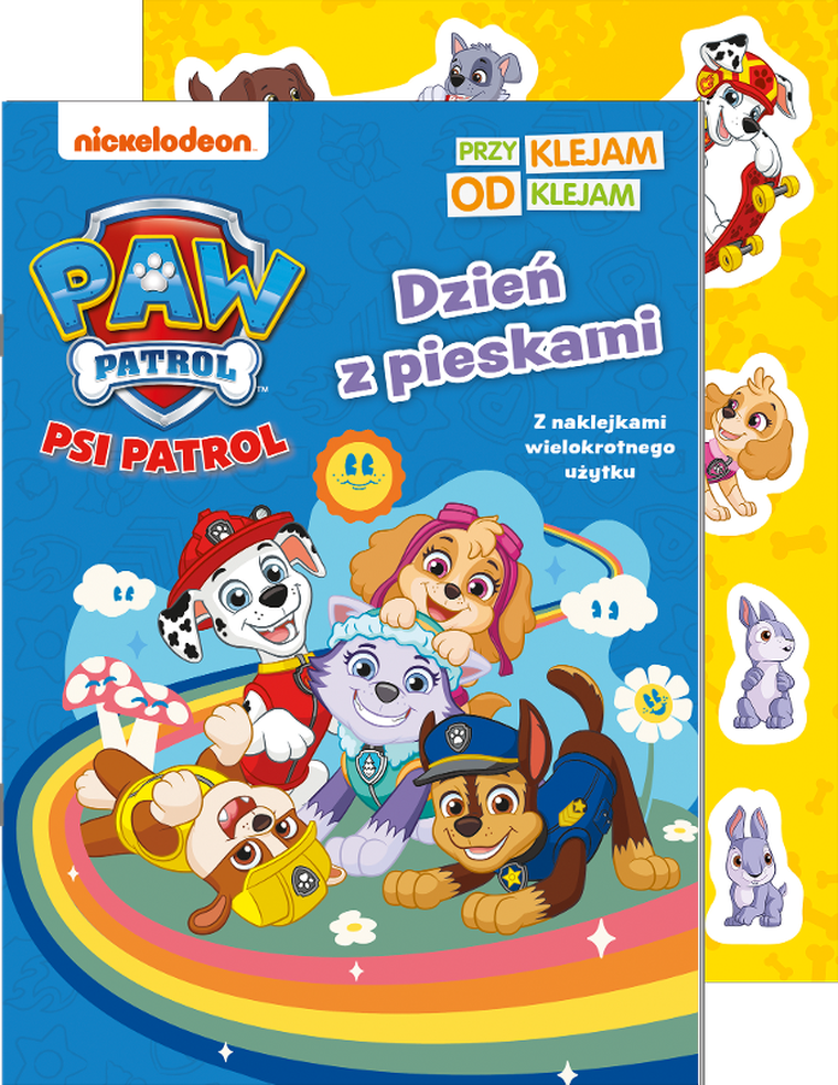 Psi Patrol. Przyklejam odklejam 6. Dzień z pieskami