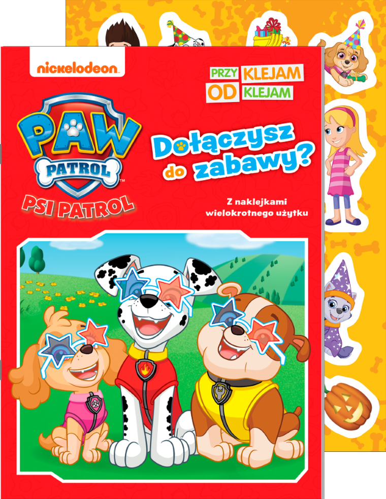 Psi Patrol. Przyklejam. Odklejam. Dołączysz do zabawy?