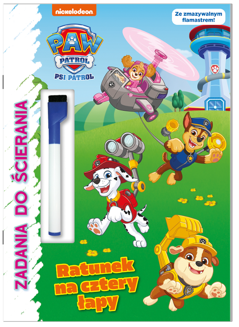 Psi Patrol. Ratunek na cztery łapy. Zadania do ścierania