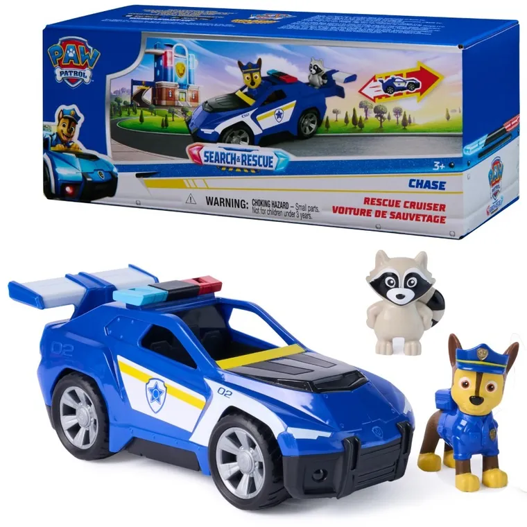 Psi Patrol, Search&Rescue, Chase, pojazd z figurkami