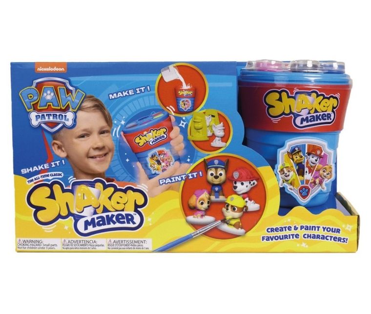 Psi Patrol, Shaker Maker, zestaw kreatywny do tworzenia i malowania figurek