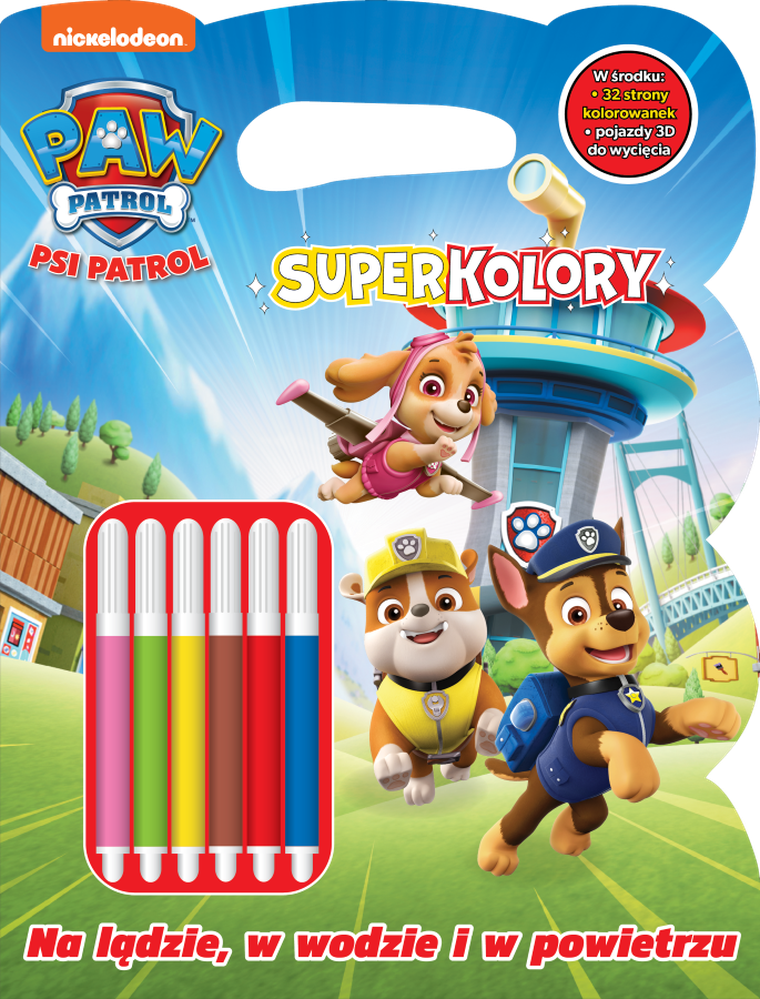 Psi Patrol. Superkolory. Na lądzie, w wodzie i w powietrzu